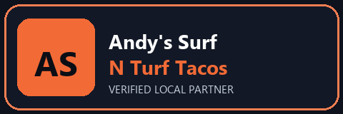 Andy's Surf N Turf Tacos logo